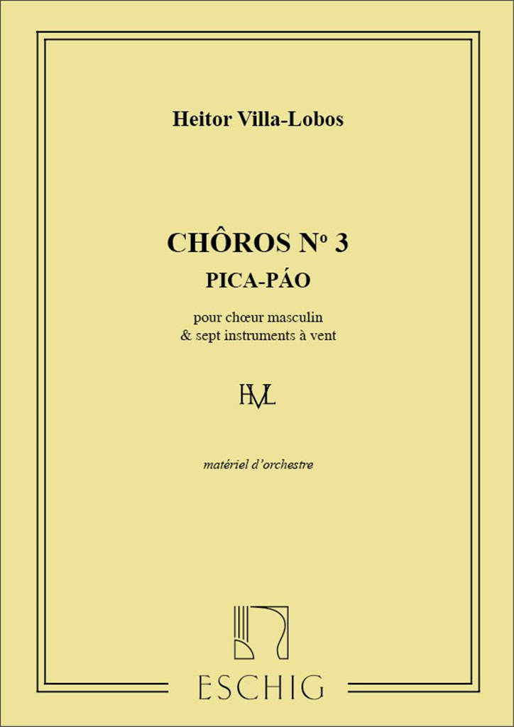 Villa-Lobos Choros N 3 Parties